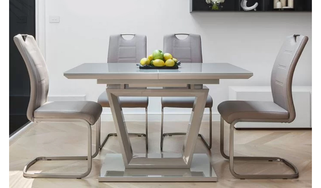 liam 5 piece extendable dining set